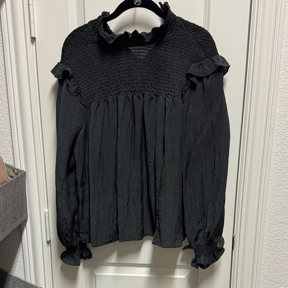 French connection black shirt